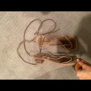 Jeffrey Campbell lace up heeled sandals